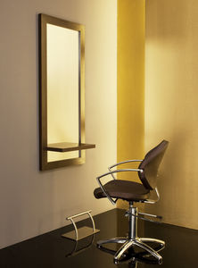 tocador moderno / de madera / de pared / para peluquería