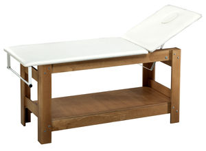 mesa de masaje de madera