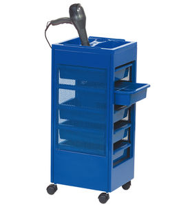 carrito de servicio / para peluquería / de plástico