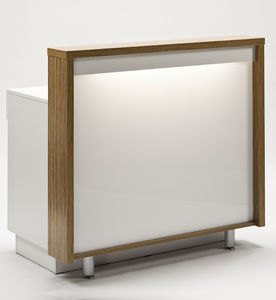 mostrador de recepción laminado / para peluquería
