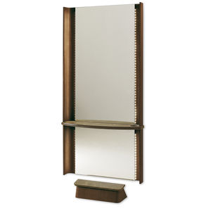 tocador contemporáneo / de madera / de pared / para peluquería