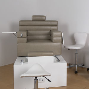 sillón spa de pedicura de cuero