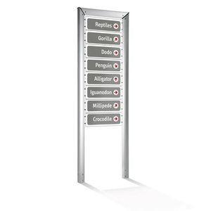 panel de señalización de suelo