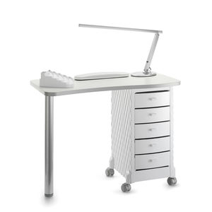 mesa de manicura con aspiradora / con iluminación integrada