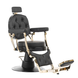 sillón de barbero de metal