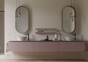 mueble de lavabo doble