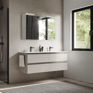 mueble de lavabo doble
