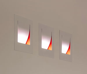 luminaria empotrable de pared
