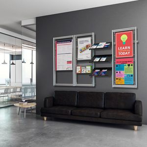 portafolletos de pared