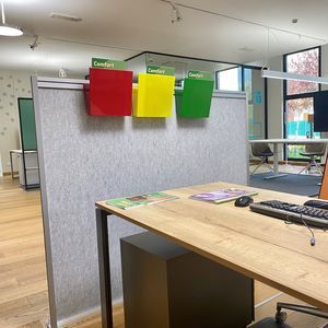 separador para oficina autoportante