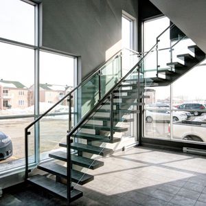 escalera en L