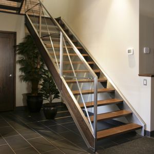 escalera recta