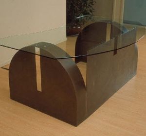 mostrador de recepción de vidrio