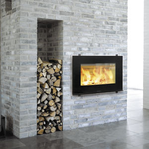 chimenea insertable de leña