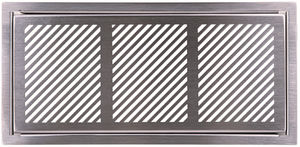 rejilla de ventilación de acero inoxidable