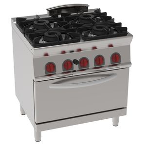cocina con horno de gas