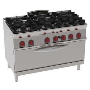cocina con horno de gas