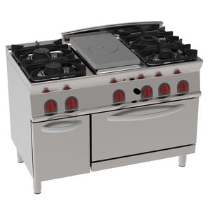 cocina con horno de gas