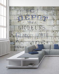 papel pintado de estilo industrial