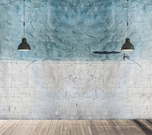 papel pintado de estilo industrial