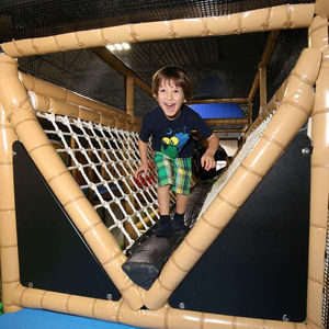 puente para parques infantiles de madera