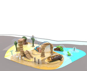 juego de agua para parque acuático
