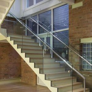 Escalera en U - BURLINGTON - Canal Engineering - recta / contemporánea