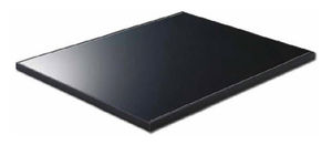 módulo fotovoltaico de capa fina / negro / con marco de aluminio