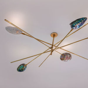 lámpara araña Art Deco