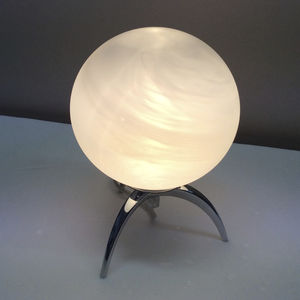 lámpara de mesa / contemporánea / de vidrio / de vidrio soplado
