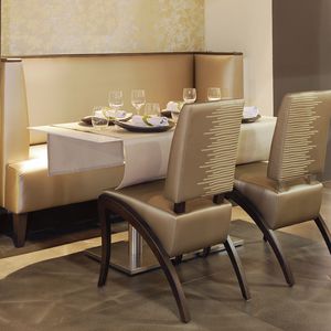 banqueta contemporánea / de tejido / para el sector servicios / contract