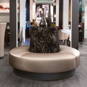 banqueta contemporánea / de tejido / para el sector servicios / para hotel