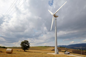 aerogenerador doméstico de eje horizontal