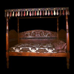 cama con dosel