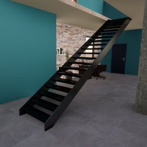 escalera recta