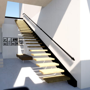 escalera recta