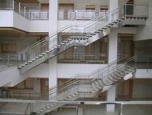escalera recta