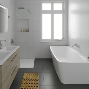 bañera en isla