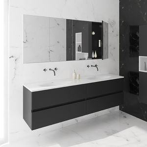 mueble de lavabo doble