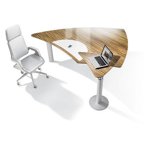 escritorio de director / de chapa de madera / de vidrio / de HPL