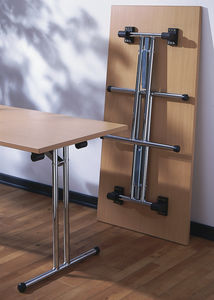 mesa de reuniones contemporánea / de melamina / rectangular / para oficina