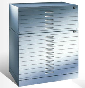 mueble clasificador para colección profesional / de metal