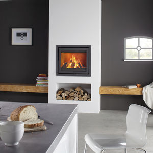 chimenea insertable de leña