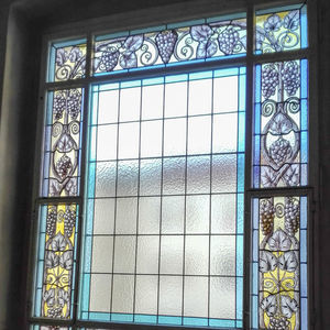panel de vidrio soplado
