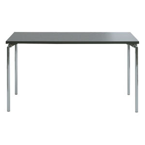 mesa de trabajo contemporánea / de acero / rectangular / para edificio público