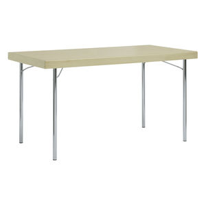 mesa contemporánea / de acero / rectangular / para edificio público