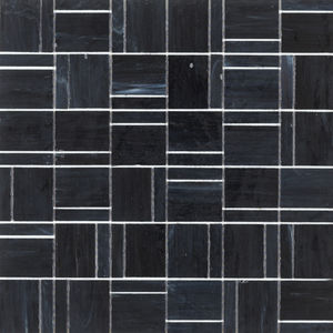 mosaico de interior / de pared / de vidrio / cuadrado