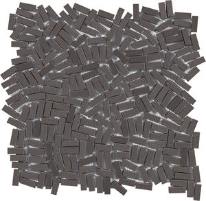 mosaico de interior / para suelo / de gres porcelánico / rectangular