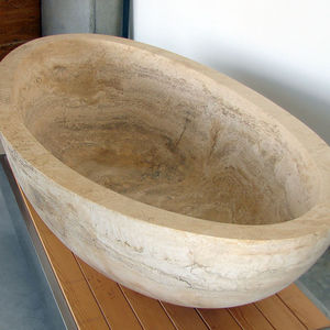 bañera ovalada