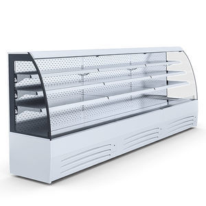 vitrina refrigerada de estantes